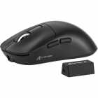Mouse Gamer sem fio ATTACK SHARK X3PRO PAW-3395 Trimodo USB-C BT 2.4Ghz Black