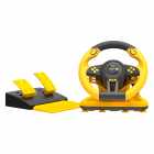 SIMULADOR PXN V3 PRO YELOW/BLACK VOLANTE C/PADDLE C/PADDLE SHIFTE R+PEDAL *2