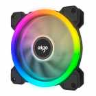 COOLER FAN AIGO AIR12S AF-AIR12S R-BSM-HQ1 REVERSE BLACK
