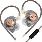 FONE RETORNO KZ EDX PRO X 3.5MM GRAY