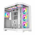 GABINETE GAMEMAX HYPE-A WHITE ARGB