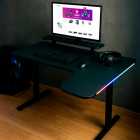 MESA GAMER SATE GT-604 RGB 1060X810X130MM BLACK