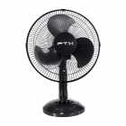 VENTILADOR FTX AURA 3 VEL HB-TF-15-02 D/MESA 220V 45W 220V PRETO