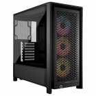 GABINETE CORSAIR 4000D RS ARGB CASE BLACK 3FAN CC-9011296-WW