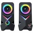 CAIXA DE SOM ONIKUMA MULTIMEDIA L6 RGB BLACK