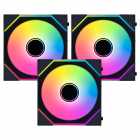 COOLER FAN LIAN LI SL-INF WIRELESS X3 120 BLACK REVERSE BLADE 12RSLIN1W3B