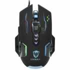 MOUSE SATE A-562 USB RGB 3600DPI PRETO