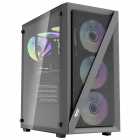 GABINETE AIGO DARKFLASH DK260 MESH AIR BLACK S/FAN SIN FANS