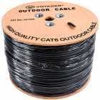Cabo de Rede Voyager UTP Cat6 para Uso Externo 305 Metros 2 Vias Preto