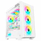 GABINETE FTX FTX-702WH VIDRIO/TEM/ATX/MATX WHITE