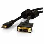 CABO HDMI P/ DVI 2MTS PRETO