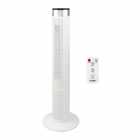 VENTILADOR COBY CY-TF-AB-TORRE 39INCH-WH LED 3V 40W 110V/WHITE