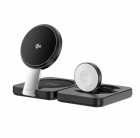 Carregador WiWU WI-W028 QI2, 3 em 1, Dobrvel, 15W3A,s/Fio -Preto