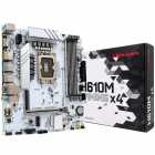 Placa M�e UP Gamer H610M GAMING X4, Intel LGA 1700, m-ATX, 4X DDR4, M.2 NVMe, UPG-H610MD4-GX4, Branco