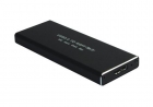 GAVETA P/ SSD M.2 SATE AX-203S USB3.0 PRETA