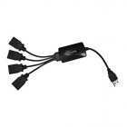 HUB USB SATE A-HUB05 4 PORTAS 2.0 PRETO