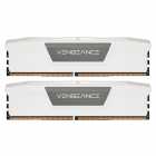 MEM DDR5 32GB 6000 CORSAIR VENGEANCE WHITE 16X2 CMK32GX5M2E6000 C36W