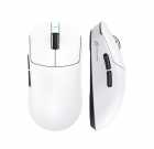 Mouse Gamer Sem Fio ATTACK SHARK X8 Plus PAW-3395PRO, Trimodo USB-C BT 2.4Ghz, White