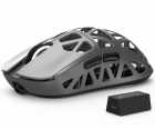Mouse Gamer Sem Fio ATTACK SHARK R2 Magnesium PAW-3950, Trimodo USB-C BT 2.4Ghz Grey