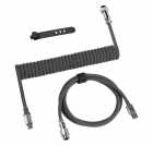 Cabo USB-C para USB-A, Attack Shark C01Pro espiral, Aviator, Grey