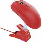 MOUSE ATTACK SHARK X1 1K WIRED+2.4G+BT RED