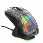 Mouse Gamer sem fio ATTACK SHARK X2 Pro PAW3212, Trimodo USB-C BT 2.4Ghz Black