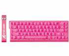 Teclado Game Magnetico com fio 60% Attack Shark X68 HE, USB-C, RGB, Ingl�s, Rose-red contour Line