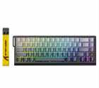 Teclado Game Magnetico com fio 60% Attack Shark X68 HE, USB-C, RGB, Ingl�s, Moonlit Night