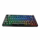 TECLADO AULA F75 RGB MECA. WIRELESS C/CABO BLACK USA