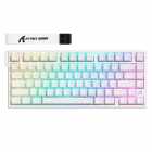 TECLADO ATTACK MECANICO R82HE C/CABO USB WHITE USA RBG