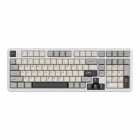 TECLADO ATTACK X98 MEC. WIRELESS RGB C/CABO STARLI STARLIGHT WHITE STRAWBERRY