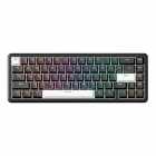 TECLADO ATTACK MAGNETICO X65XXXHE C/CABO USB B/BLA USA 8K BUSINESS BLACK RGB