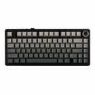 TECLADO AULA F75 RGB MECA. WIRELESS C/CABO BLACK BLACK+GRADIENT USA