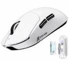 Mouse Gamer Sem Fio ATTACK SHARK X8 Ultra PAW-3950MAX Trimodo USB-C BT 2.4Ghz White