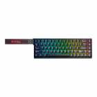 TECLADO AULA WIN68HE RGB MEC. C/CABO BLACK+BLACK USA