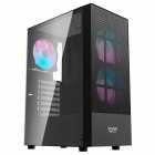GABINETE AIGO DARKFLASH A290 3 FAN RGB BLACK