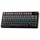 TECLADO AULA F75 RGB MECA. WIRELESS C/CABO GREY BLACK+GRADIENT GREY+REAPER
