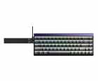 Teclado Game Magnetico com fio Aula Hero 68 HE, USB-A/USB-C, RGB, Ingl�s, Black Lighthouse, Switch Jade King Switch