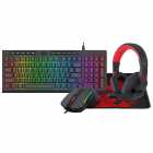 TEC/MOUSE/MOUSEPAD/FONE REDRAGON S149 RGB PRETO