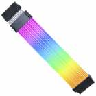 CABO EXTENSION 24P LIAN LI STRIMER WIRELESS RGB PW24-1W-T BLACK 260MM