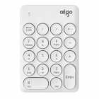 TECLADO NUMERICO AIGO N18 WIRELESS BRANCO
