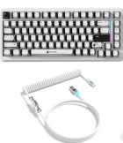 Teclado Game Magnetico com fio 75% Attack Shark X82PRO, Com Fio, RGB, Ingl�s, Comic Style