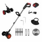 KIT DE CORTADOR DE GRAMA SATE A-TK780 C/BATERIA E RODINHAS