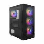 GABINETE SATE K889 GAMER 4FAN PRETO RGB