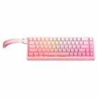 TECLADO ONIKUMA G69 C/CABO USB-C RGB PINK