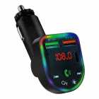 TRANSMISSOR FM SATE A-MP45 BT/MP3/2X USB-A BLACK