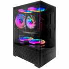 PC Montado, Razen 5 2600, GT740 2GB DDR5, 8GB RAM DDR4, SSD 256GB NVMe, Placa M�e B450M-VDH, Fonte 350W, Air Cooler