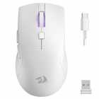 MOUSE REDRAGON M618W-LIT WIRELLES AZZMACH LITE WHT