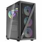 GABINETE AIGO DARKFLASH DK260 MESH AIR BLACK S/FAN