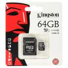 CARTAO MICROSD 64GB KINGSTON SDCS3/64GB 100MB/S CANVAS SELECT PLUS